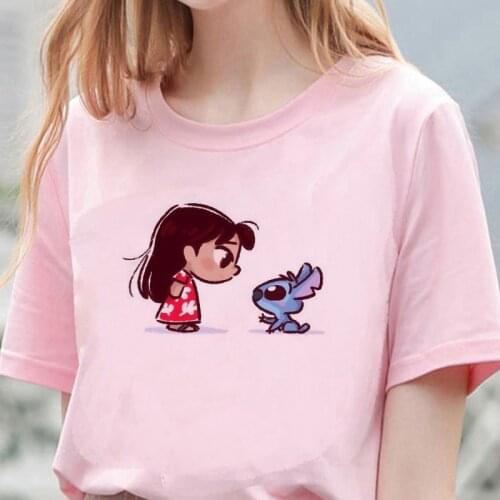 Disney Cartoon T Shirt Women/men Kawaii Disney Princess Graphic Tees Cute Anime Graphic Tees Unisex Harajuku Tshirt Male