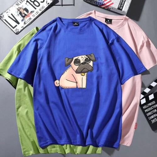 Shar Pei Dog Print New Punk Hip Hop 90s T Shirts Women Funny Ulzzang T-shirt Casual Tops Vintage Tee T-shirt Couple Clothes