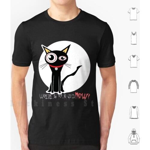 Where Is Your God ? T Shirt DIY Cotton Big Size S-6xl Cat Fetish Girl Gravekiss Skin Terror Vampire Dark Kitty Mad New