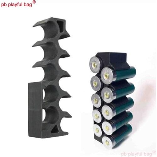 PB Playful Bag Outdoor sports adult CS game soft bullet gun 10 Rounds 12 Gauge cartridge case Waist clip Toy accessories IG32