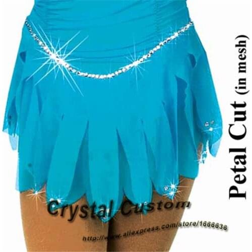 Hot Sales Custom Figure Skating Skirt For Grils Elegant New Brand Vogue Ice Skating Dresses For Competition DR2108