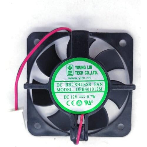 Original DFB401012M DC12V 0.7W 40*40*10MM 4cm Computer Cooling fan