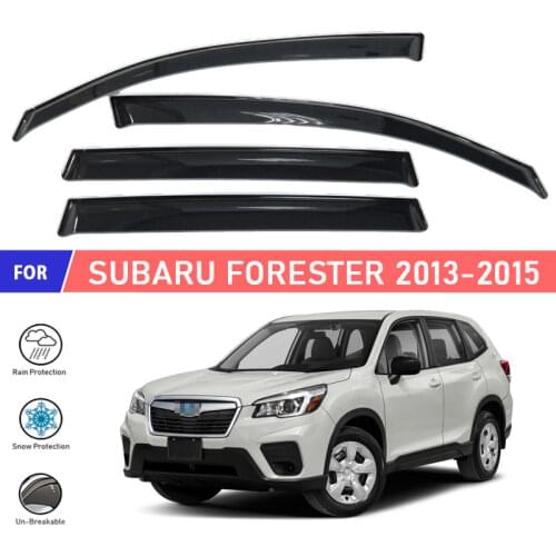Window deflectors for Subaru Forester 2013- car window deflector wind guard vent sun rain visor cover car styling