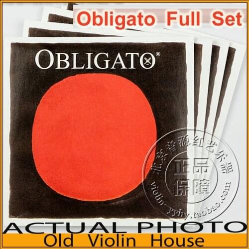 Original Pirastro Steel E Obligatoi violin strings (411521), Medium with Ball-End,full set,made in Germany,Hot sell