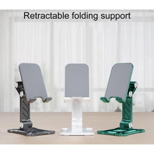 PH2 Upgraded Version Retractable Foldable Phone Table Stand Multi-angle Adjustment Desktop Mount