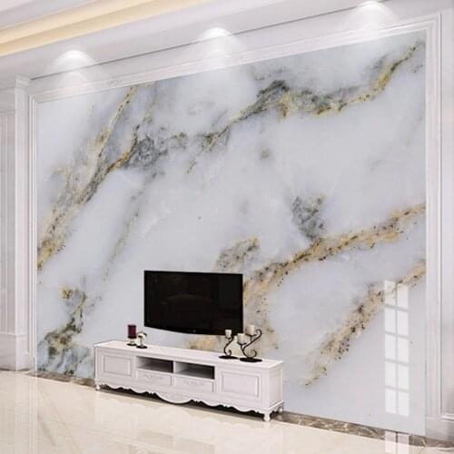 Custom 3D Photo Wallpaper Murals Modern Luxury Golden Marble Wall Painting Living Room Bedroom TV Background Home Decor Fresco