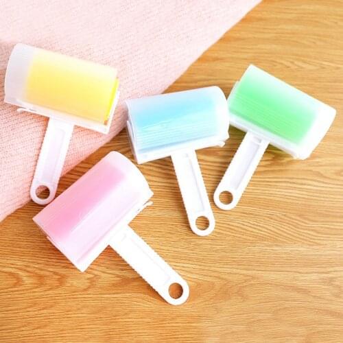 Reuse Remover Washable Brush Fluff Cleaner Sticky Picker Lint Roller Carpet Dust Pet Hair Clothes Reusable Home Essential Tools