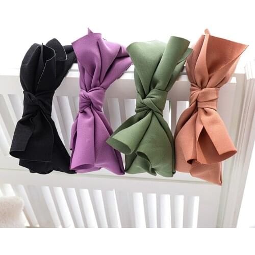 Ethnic Style Bow Tie Headband Autumn and Winter Ladies Girls Headband Fashion Fabric Handmade Innovative Headwear New