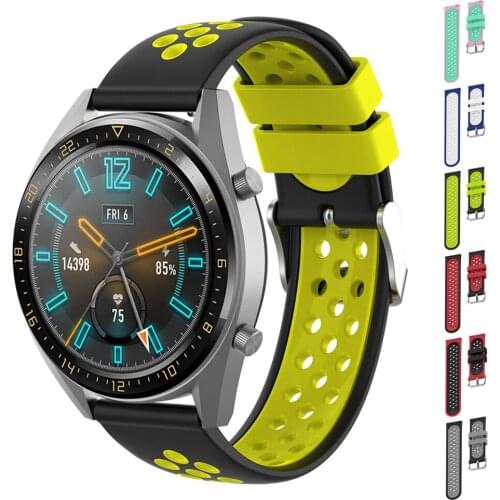 Wrist Strap For Huawei Watch GT 2 46mm 42mm/3 Pro/GT2 Pro Smart Watch Band For Xiaomi Watch Color Sports Bracelet Accessories