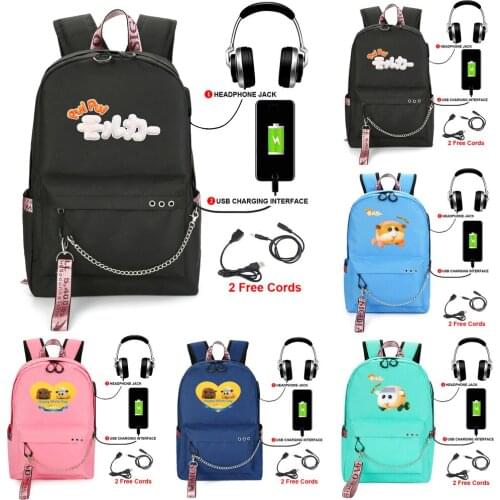 Anime Pui Pui Backpack School Bags for Men Women Boys Girls Anime Cartoon Backpacks