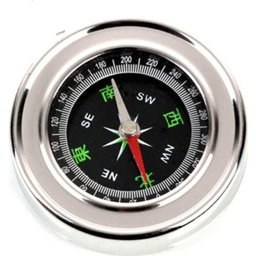 Outdoor Compass stainless steel quasi-compass outdoor navigation tools digital hiking guided reading mini tactical map watch