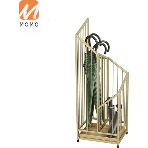 European-Style High-End Gold Umbrella Stand Luxury Home Umbrella Storage Rack Lobby Umbrella Gadget Shelves Creative