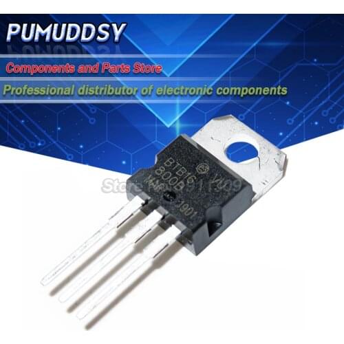 10PCS BTB16-800B BTB16-800 BTB016 Triacs 16 Amp 800 Volt TO-220