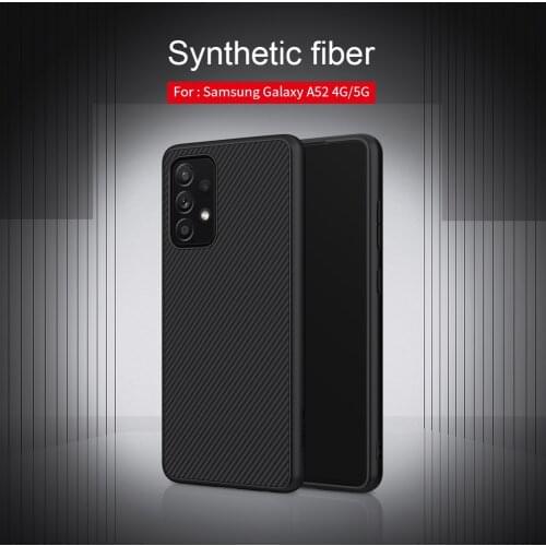 For Samsung Galaxy A52 5G Case Nillkin Synthetic Carbon Fiber Ultrathin Slim PC Back Cover for Samsung A52 4G Case