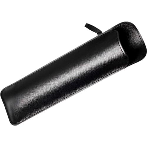Black PU Leather Umbrella Cover Case Portable Waterproof Umbrella Storage Pocket Water Absorbent Umbrella Bag Ultrafine N0PA