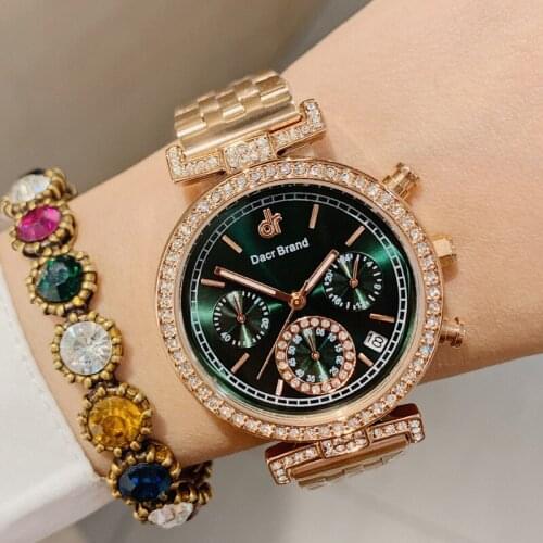 DACR Women's Watches With Rhinestones
