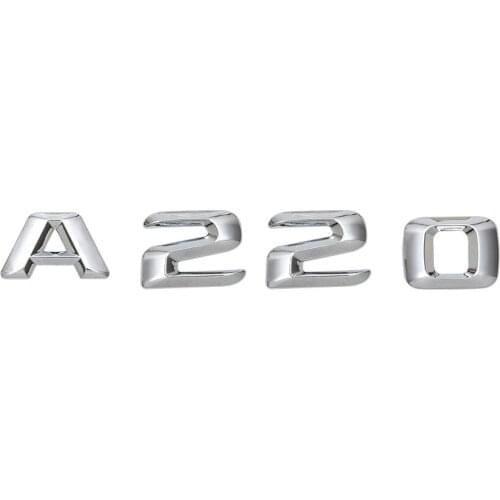 For A-Class W176 Trunk Lid Rear Letter Emblem Badge Letters A220 A 220