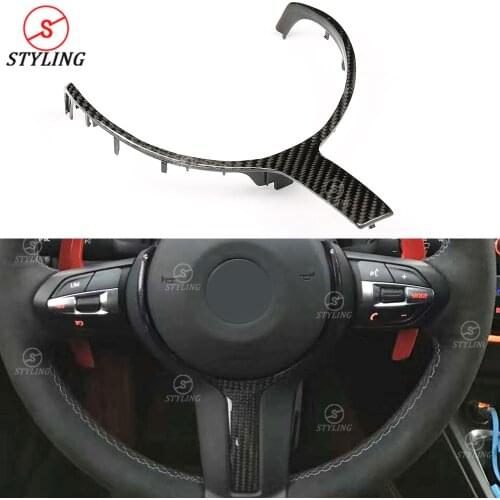 F21 F22 Steering wheel Patch trim Cover For BMW F36 F20 F30 F32 F33 F10 F12 X5 F15 X6 F16 Carbon Fiber Replacement Interior trim