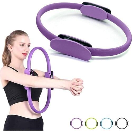 Pilates Ring Fitness Circle for Yoga Muscle Toning and Body Sculpting Resistance Exercise Tool for Home Workouts Pilates