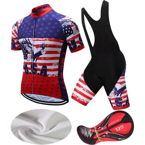 Summer Lycra Road Bike Clothing Men 2021 Cycling Jersey Set BIB Gel Shorts Pro Suit Male Bicycle Clothes MTB Dress Uniform Kit