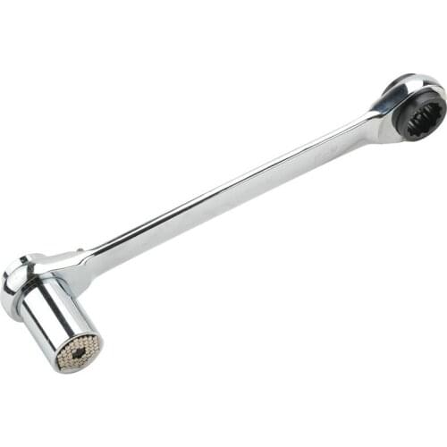 Multifunctional socket wrench ratchet wrench 17-19mm 8-19mm dual purpose multifunctional wrench
