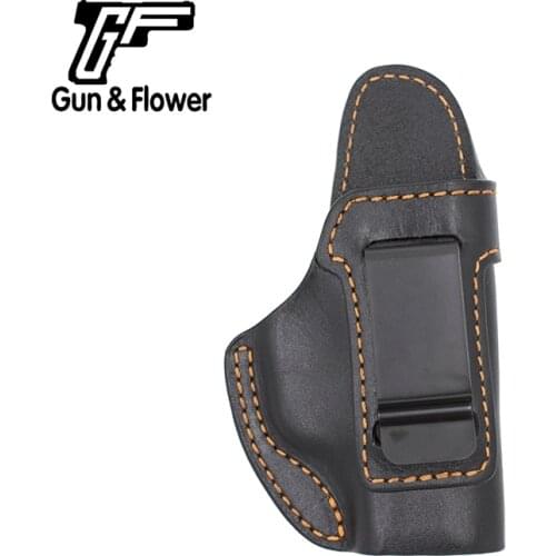 Gunflower Tactical High Quality Black IWB Italy Leather Inside Waistband Gun Holster for Sig P365
