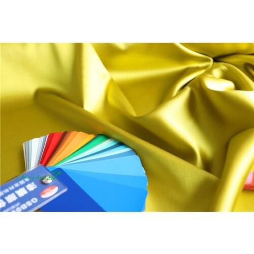 Tight dress, dress, silk, silk and silk filk fabric 19 mommesilk satin silk cloth spot of high-grade Apple yellow