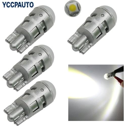 T10 Led lights W5W 168 194 CREE Led Chip Replacement Bulbs For Car License Plate Lights Parking Lights Car Styling 2825 SMD 4PCS