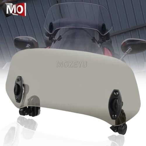 Motorcycle Windshield Extension Spoiler Windscreen Air Deflector For Honda Africa Twin CRF 1000L 1000G CB 500 FA XA CB-1 CB400F