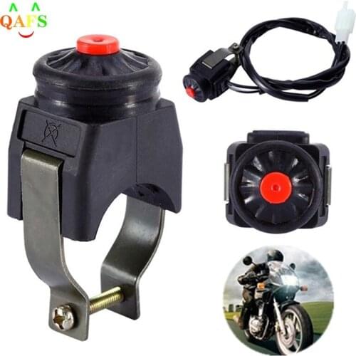 Universal Motorcycle Kill Switch Red Push Button Horn Starter Dirt Bike ATV UTV Dual Sport For 22mm Handlebar Mounted Bars New