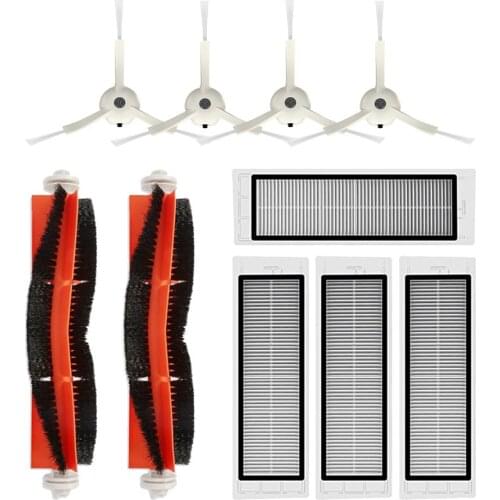 Side Brushes/Main Brushes/HEPA Filters for Xiaomi Vacuum 2 for Roborock S50 S55 S6 Vacuum Cleaner Parts Replacement Accessories