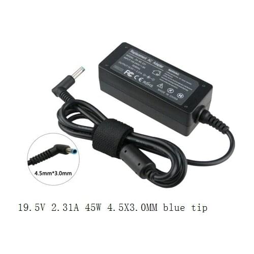 19.5V 2.31A 4.5X3.0MM 45W BLUE tip For HP Pavilion 14-V054CA Laptop Battery Charger Power Adapter
