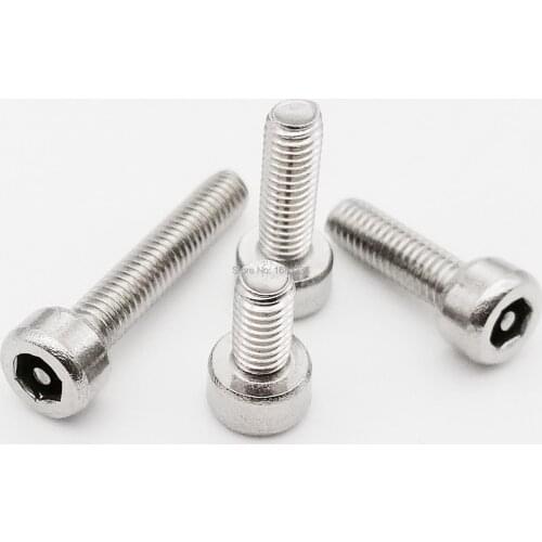 20pcs M3 SUS 304 A2-70 stainless steel Hex Hexagon Socket Allen Cap Head with Pin Tamper Proof Anti Theft Security Screw Bolt