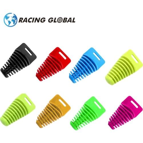 ALCON-Exhaust Pipe PVC Tailpipe Air-bleeder Plug Exhaust Silencer Muffler Wash Plug Pipe Protector 33-62MM Motorcycle Universal