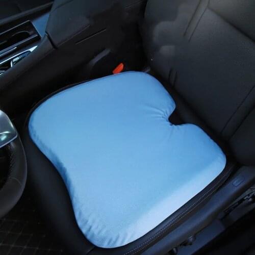 Car Gel Seat Cushion silicone Ice Pad Ice Seat Pad Office Chair Soft Cool Mat Breathable Cushion with Non-Slip Washable Cover