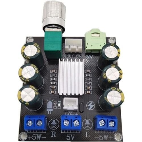 Taidacent 2*5W 5V PAM8406 Digital Amplifier Module 5W+5W Car Speaker Amplifiers Pcb Board Mini Class D Stereo Audio Amplifier