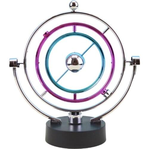 Color Celestial Orbital Perpetual Motion Instrument Armillary Sphere Table