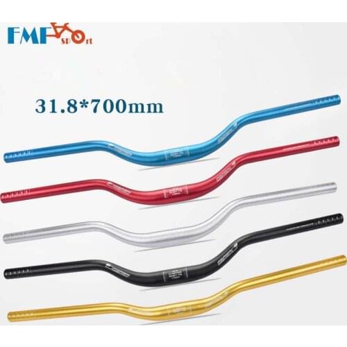 FMF Swallow Handlebar 31.8*700mm Bike Aluminum Alloy Bicycle Riser Bar MTB Mountain BMX Bent Handlebar High Quality