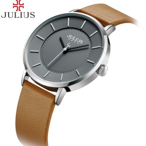 Julius Men's Watch With Leather Strap
