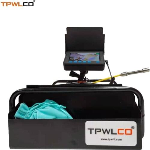 4.3inch TFT LCD Industrial Drain Sewer Camera System DVR 10-50m Cable 17mm Waterproof Endoscope Video Camera With 6pcs LEDS