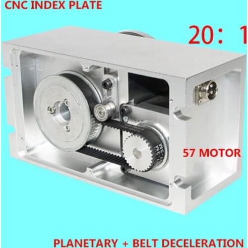 L90-20-100 A axis Indexing plate, rotating axis, CNC indexing plate, high-precision planetary reducer, 20:1