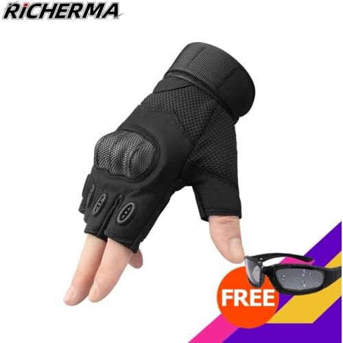 Summer Motorcycle Gloves Sports Hand Protective Black Gloves Tactical Army Electric Motorcycle Motorcyclist Mountain Bike Biker