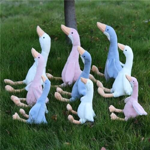 Cute 40/50/60cm Simulation big white goose Pillow Cushion sleeping doll good quality Bed decoration christmase birthday gift