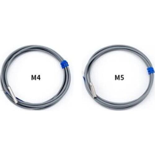 M4M5 miniature inductive proximity switch sensor DC three wire NPN normally open 24 V metal inductive switch PNP