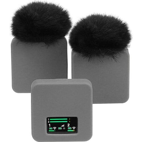 3pcs/set Soft Silicone Microphone Case for RODE Wireless Go II/RODE Wireless GO 2 Wireless Microphone Accessories