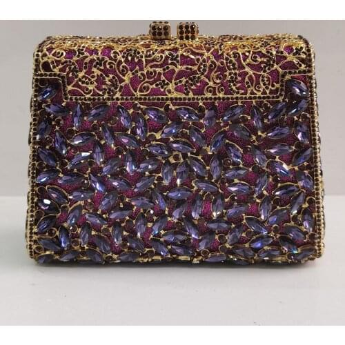 Latest Women Evening Bag for Wedding Ladies Party Small Purse Crystal Wedding Purses and Handbag Exquisite Chain Shoulder Bags