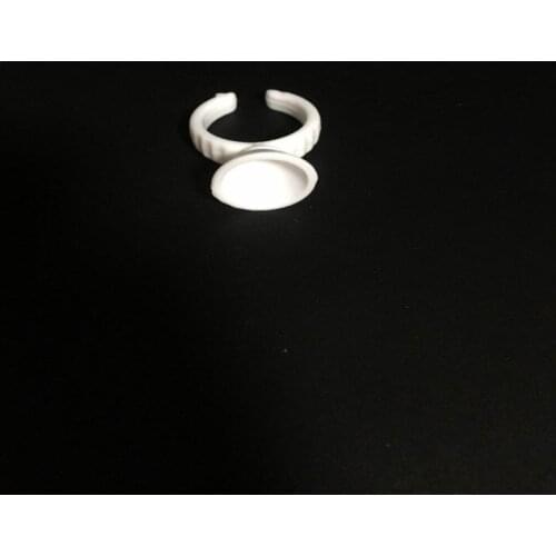 100Pcs Small Size Disposable Permanent Makeup Ring No Divider Tattoo Ink Pigment Holder Cup