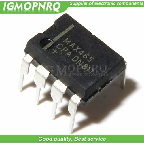10PCS MAX485CPA DIP MAX485 High Current Interface Driver Receiver Transceiver New Original Free Shipping