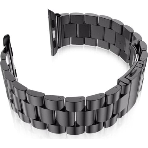 Stainless Steel Strap for Apple Watch band 42mm 38mm 44mm 40mm Link Bracelet metal Wrist watchband for iwatch series 6 SE 5 4 3