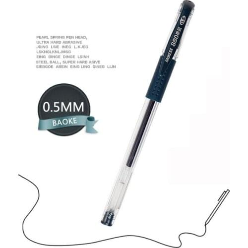 European Standard Doctor Pen Dark Blue Gel Ink Pen 0.5 Ball Point 3 pieces